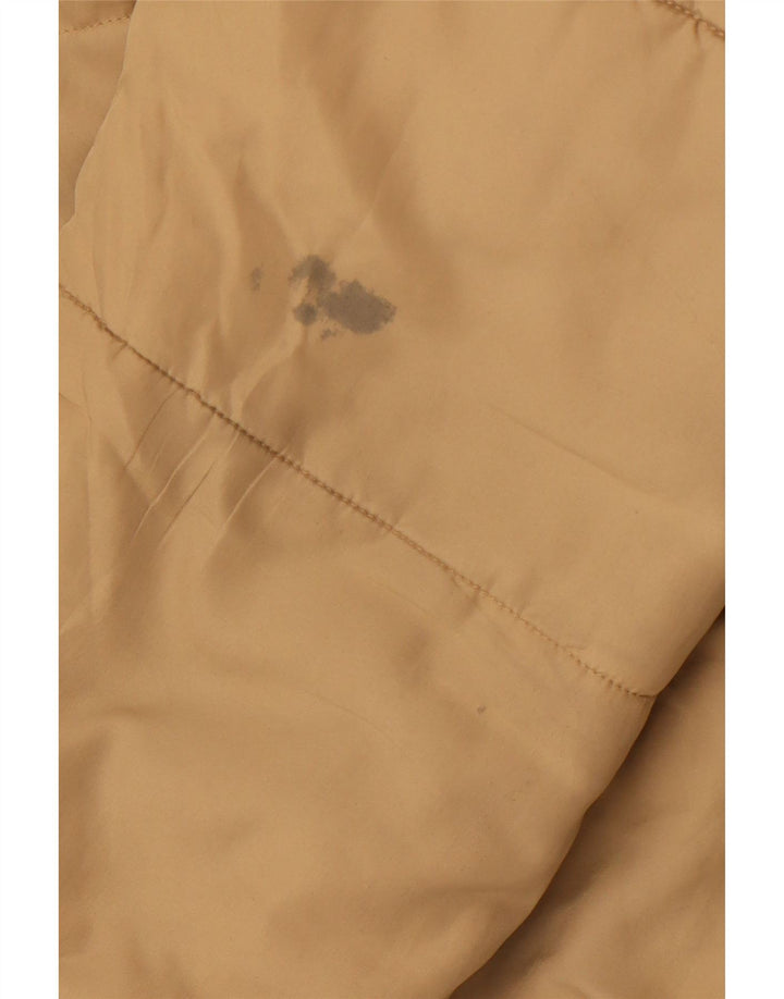 Męska ocieplana kurtka z kapturem Jack & Jones UK 42 XL, beżowy poliester