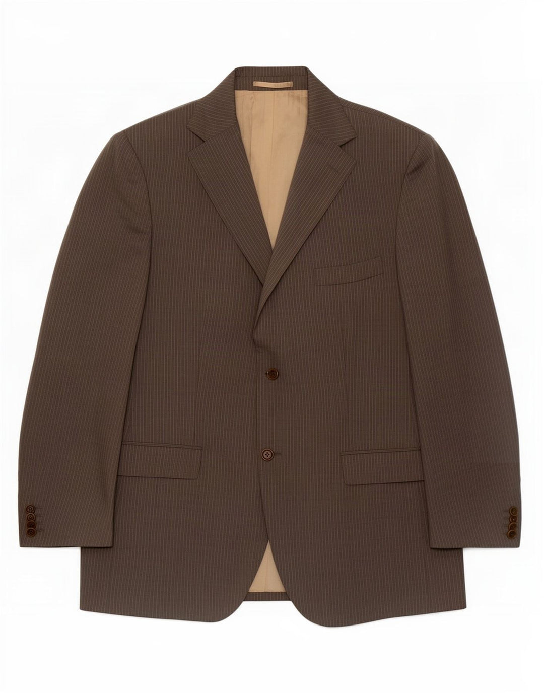 Męska marynarka zapinana na 2 guziki Massimo Dutti EU 54 XL Szara wełniana w prążki
