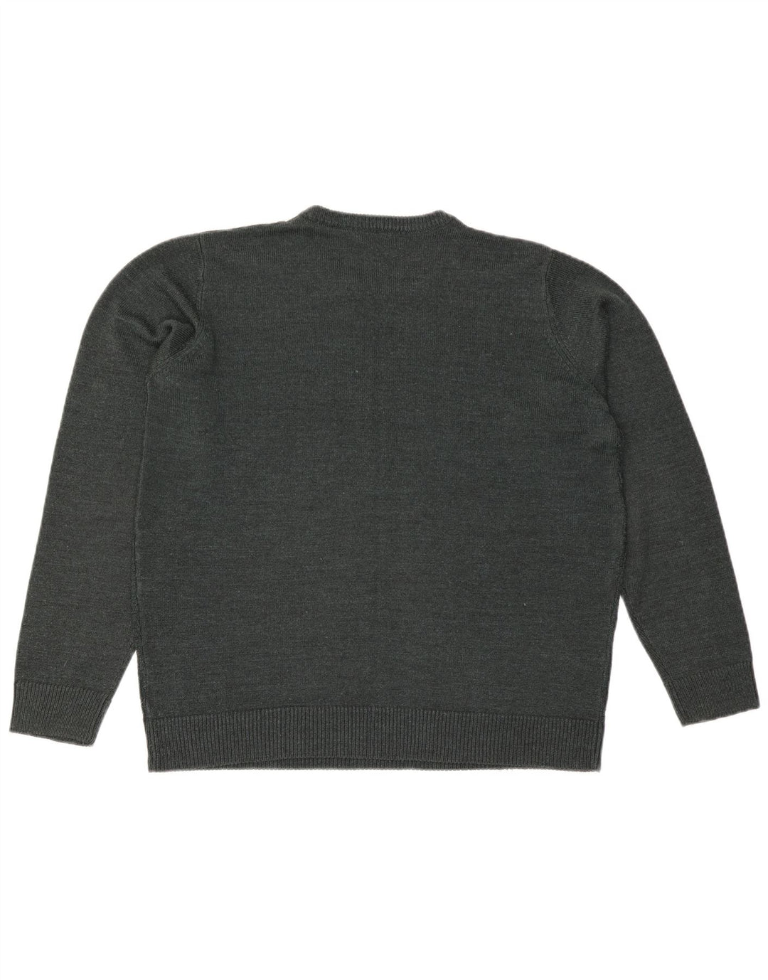 JAMES PRINGLE Męski sweter z okrągłym dekoltem, duży, zielony, akrylowy