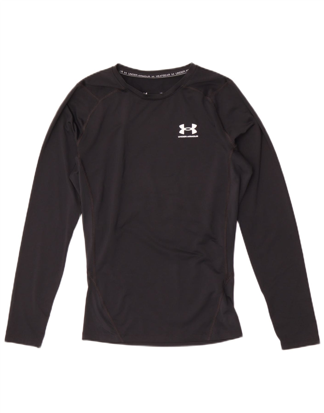 Męski top Under Armour Heat Gear z długim rękawem, duży, czarny poliester