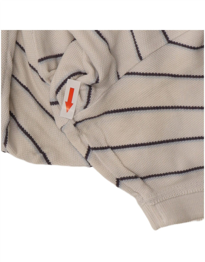 Klasyczna męska koszulka polo TOMMY HILFIGER, duża, bawełniana w białe paski