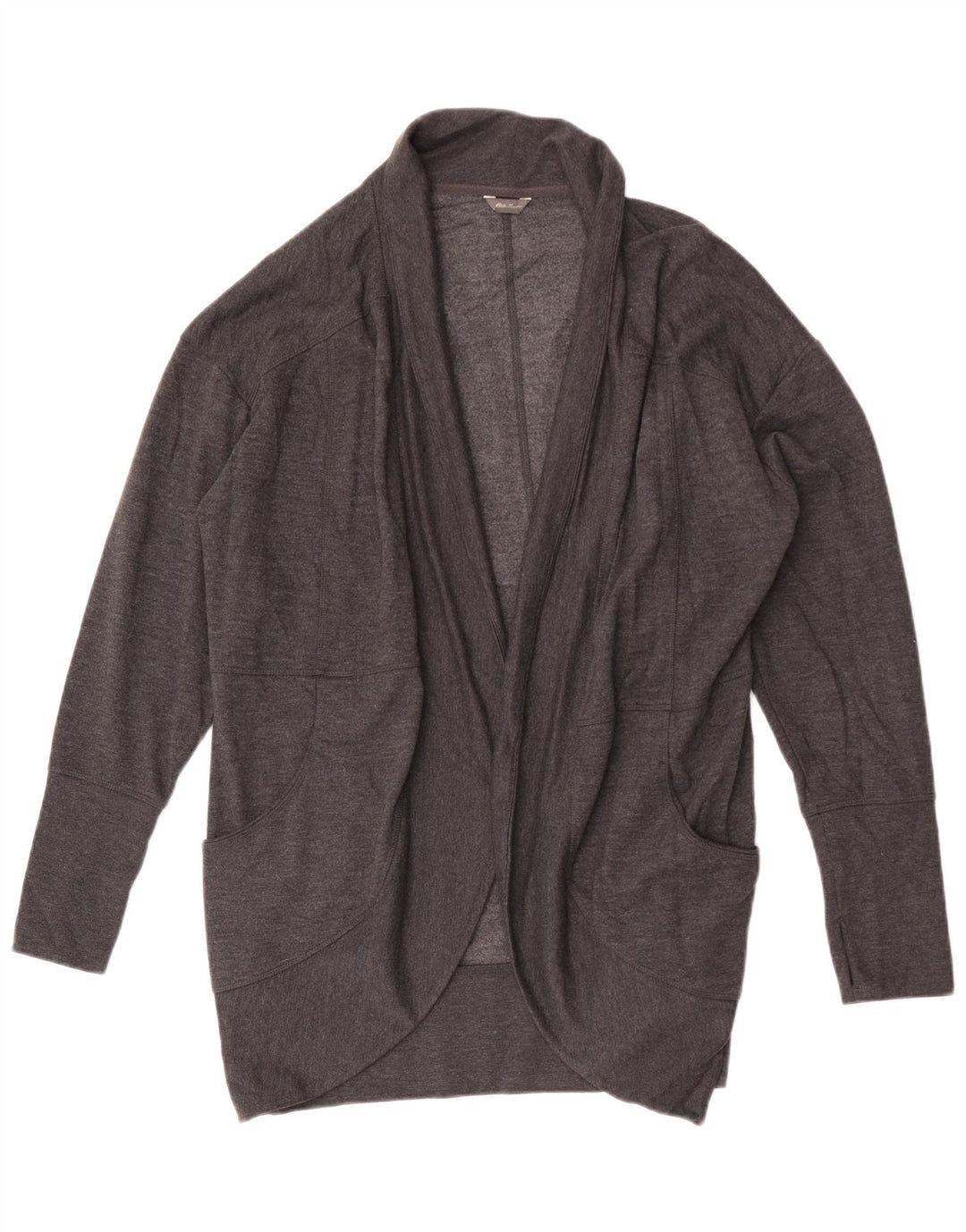 Damski sweter oversize Eddie Bauer z długim rękawem, UK 18 XL, szary