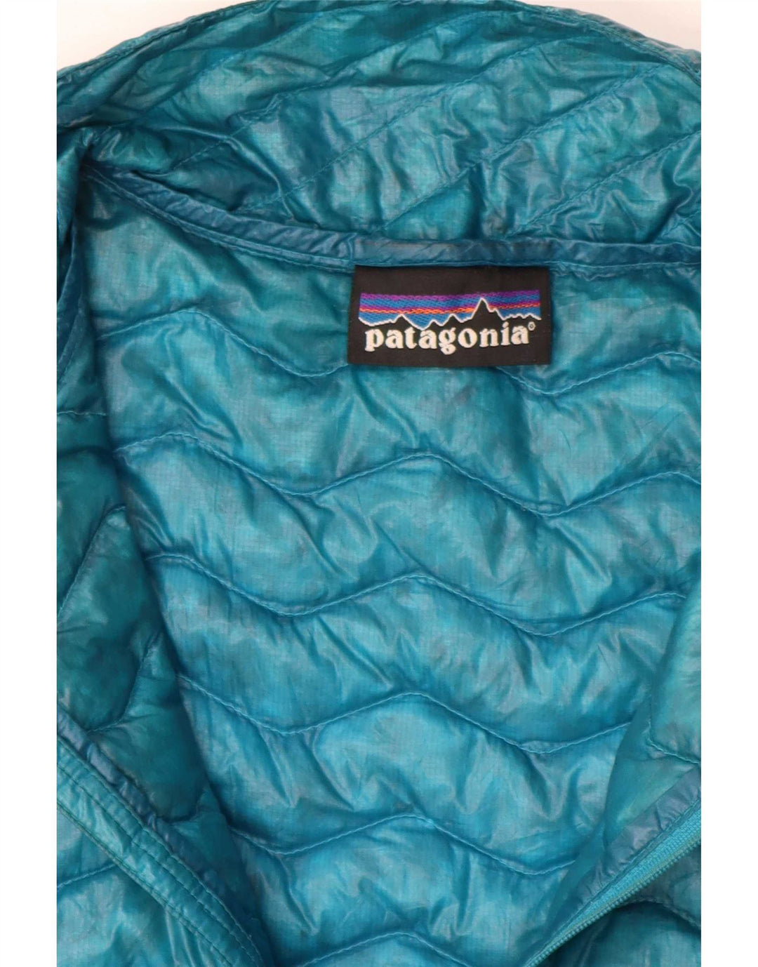 Damska kurtka pulowerowa Patagonia UK 12, średnio niebieska, syntetyczna