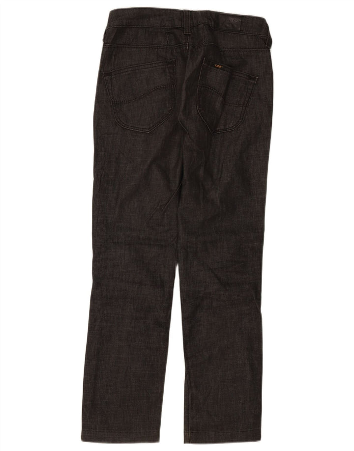 Damskie jeansy Lee Norma Slim W26 L27 Czarne bawełniane