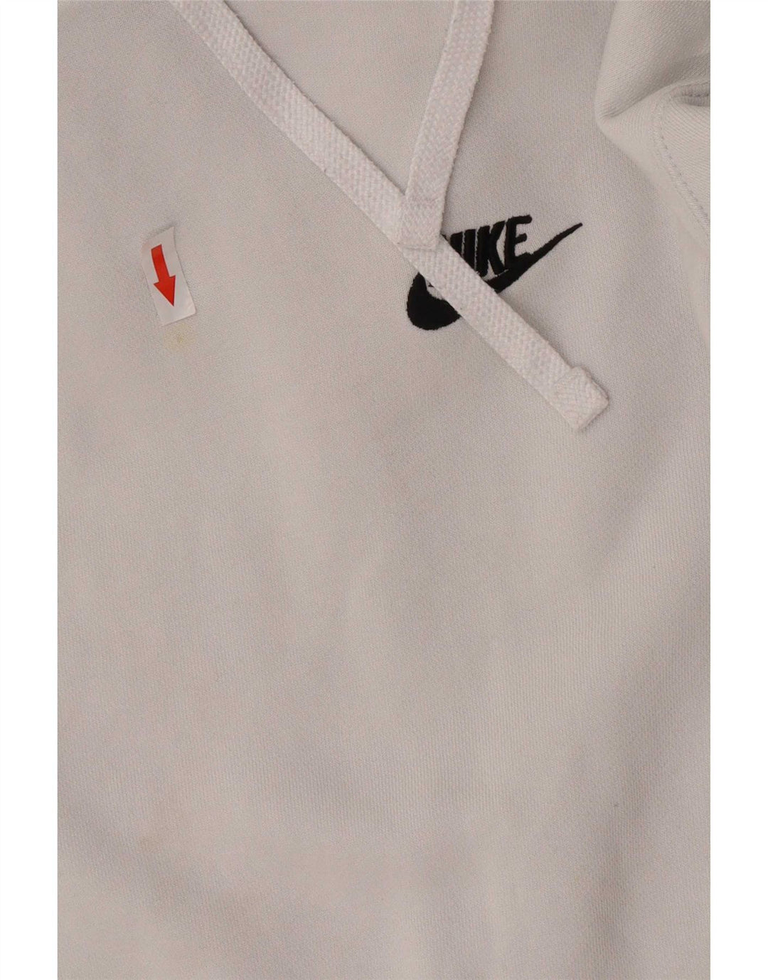 Męski sweter z kapturem Nike, mały, biały, bawełniany