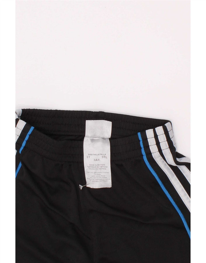 Chłopięce spodenki sportowe Adidas 2-3 lata Czarny poliester z blokami kolorów