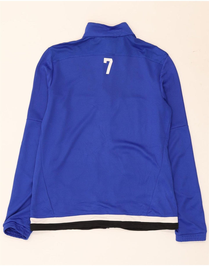 Kurtka damska adidas Royal White Graphic Tracksuit Top Jacket UK 12/14 Średni niebieski