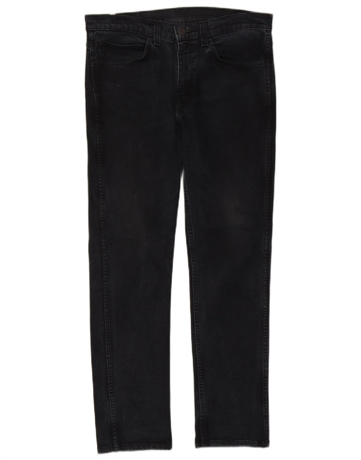 Męskie jeansy Levi's 511 Slim W34 L32 Czarna bawełna