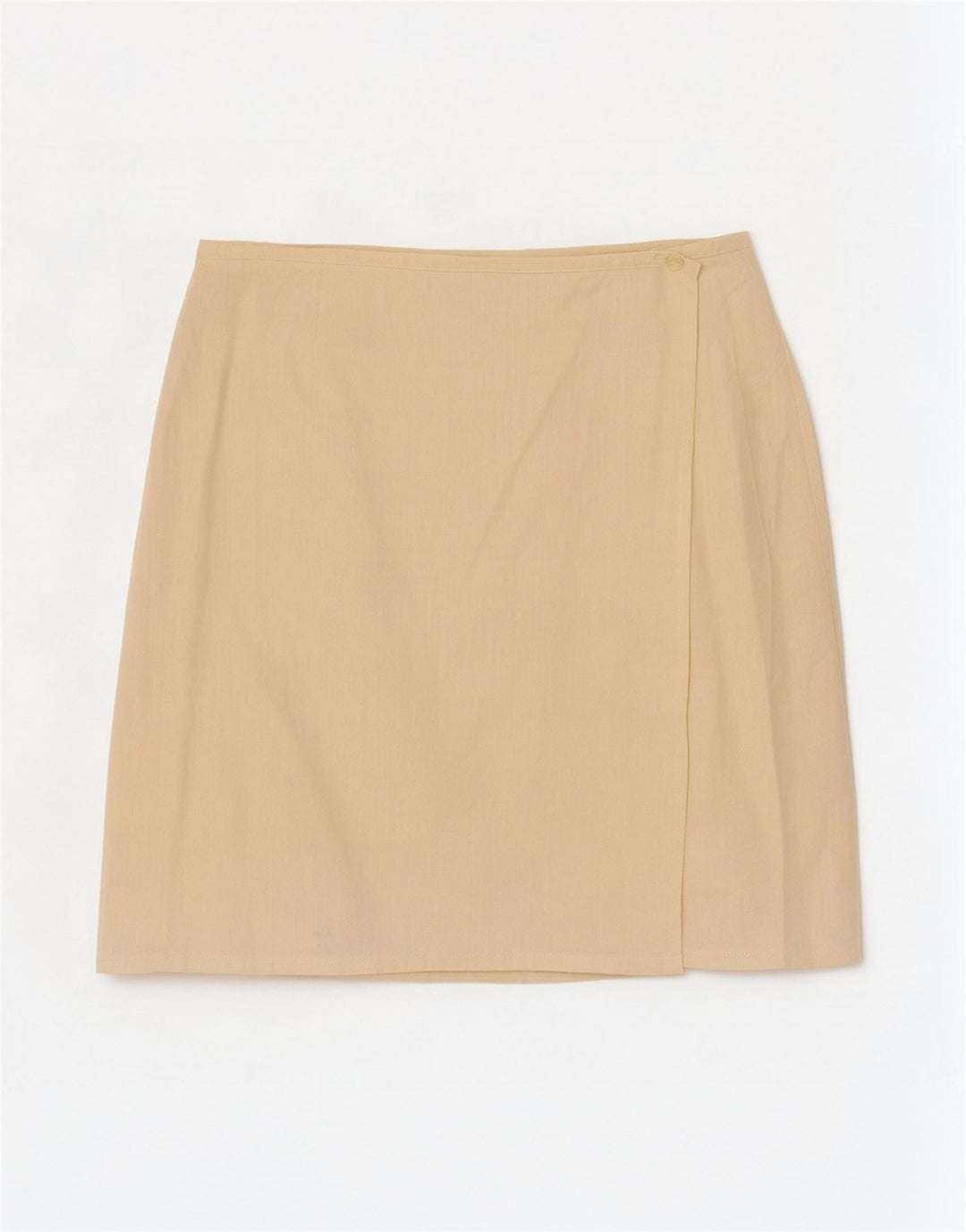 Spódnica damska Benetton Mini Wrap IT 44 Medium W28 Beżowa bawełna