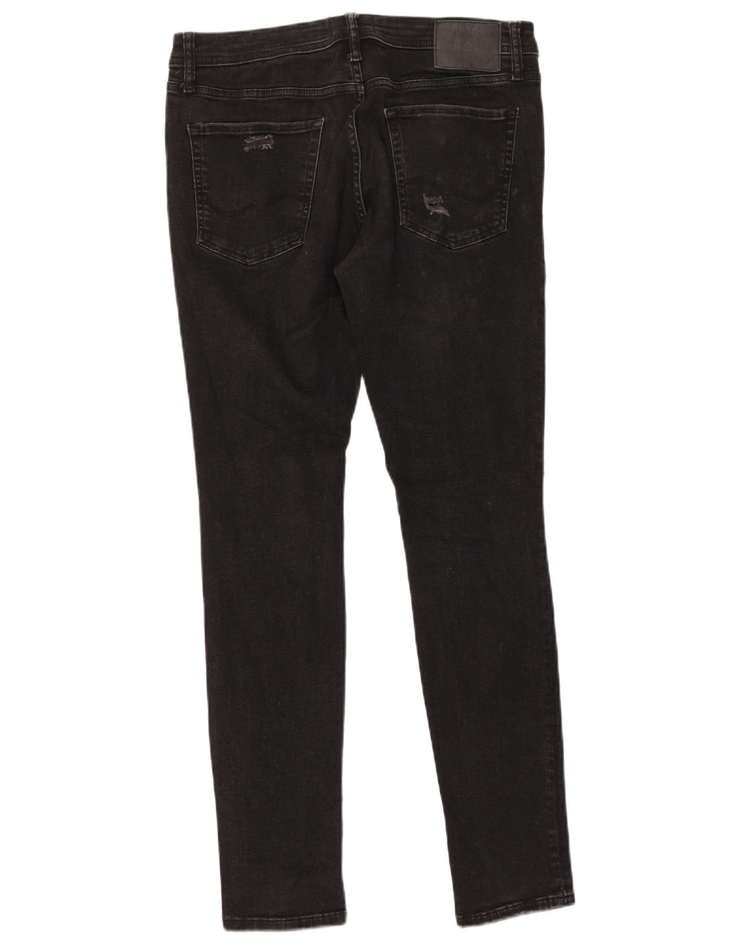 Męskie dżinsy rurki JACK & JONES Liam Distressed W34 L31 Czarne