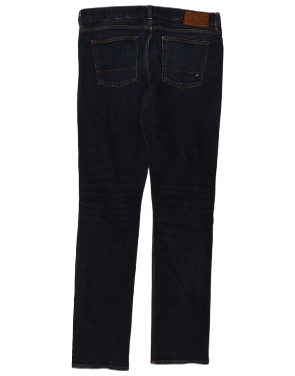 Męskie jeansy Denton Straight Jeansy Tommy Hilfiger W36 L34 Granatowe