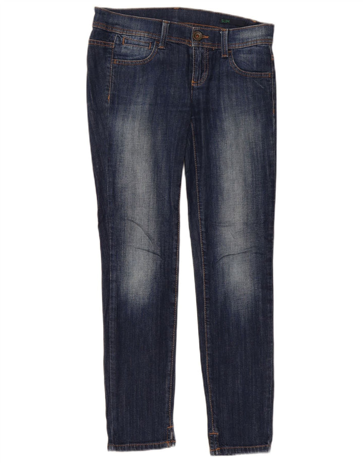 Jeansy damskie Benetton W27 L28 niebieskie