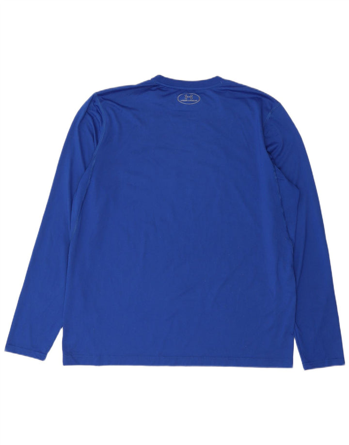 Under Armour Męski Bulldogs Graphic Top z długim rękawem, duży, niebieski