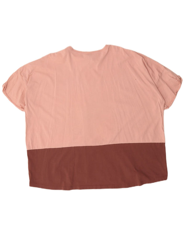 Damska koszulka oversize z grafiką ELLESSE Top UK 10 Small Pink Colorblock