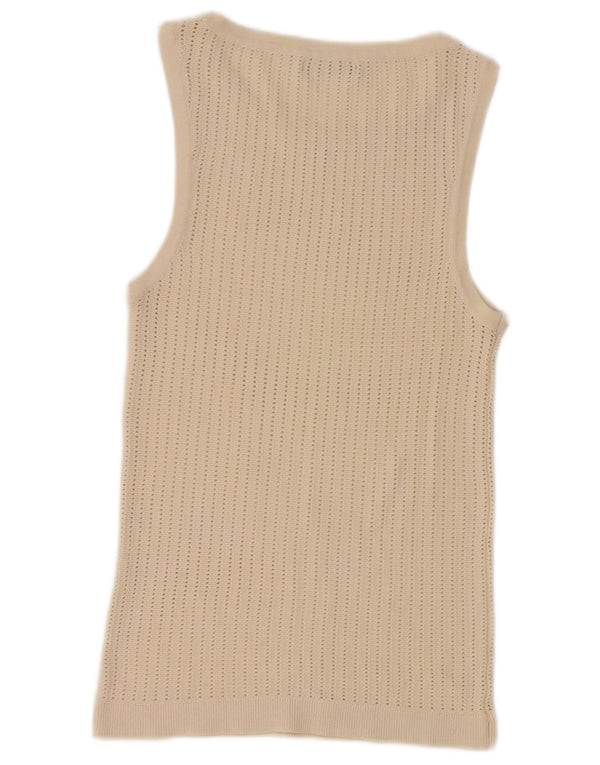Bezrękawnik damski Zara UK 8 Small Beżowy