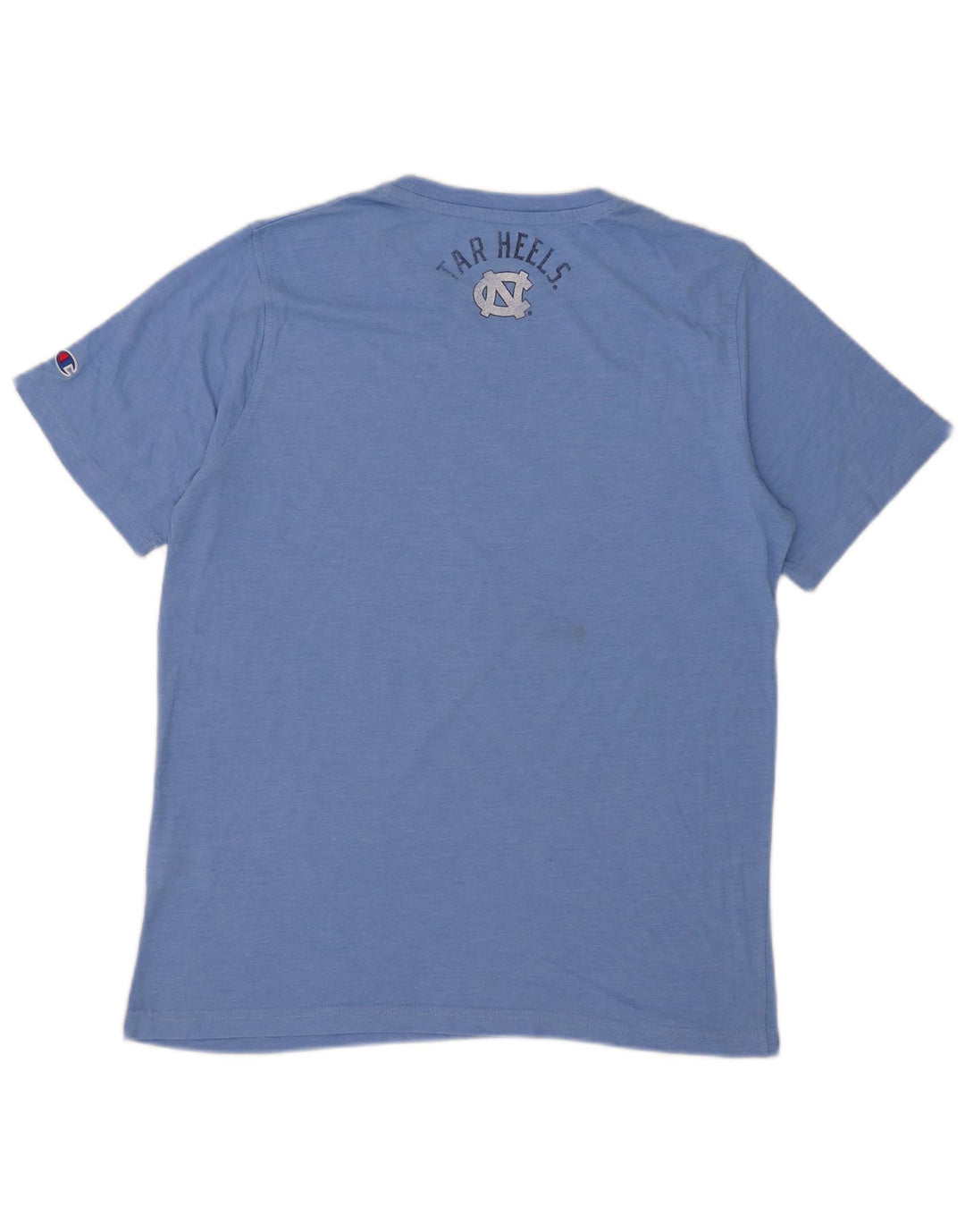 Męski T-shirt Champion z grafiką, duży, niebieski, poliester