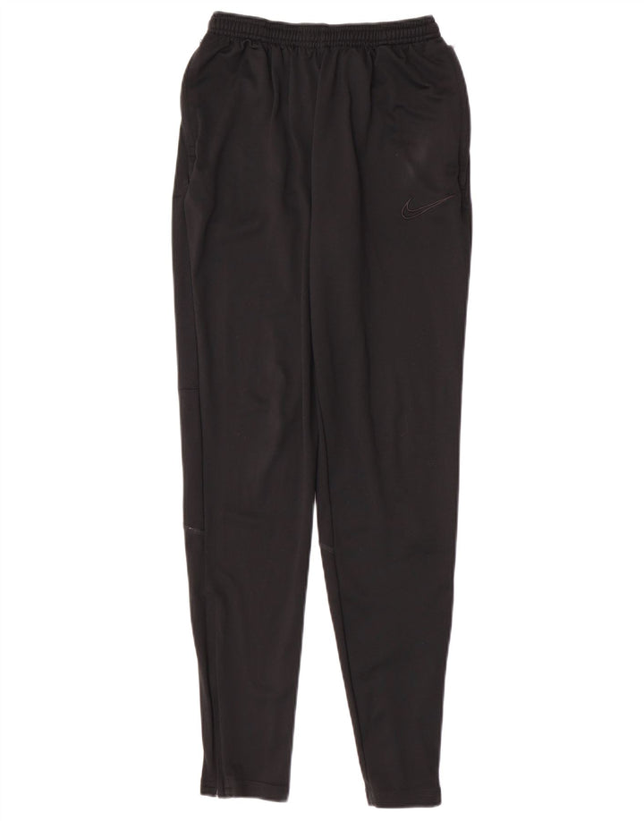 Damskie spodnie dresowe Nike Dri Fit UK 8, małe, czarne, poliestrowe