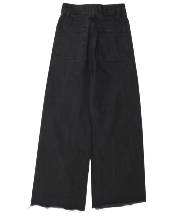 Damskie jeansy z szeroką nogawką Zara EU 38 Medium W28 L29 Granatowe