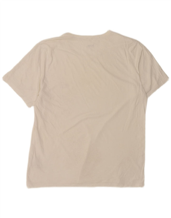 Koszulka męska Hugo Boss Top 2XL Biała bawełna