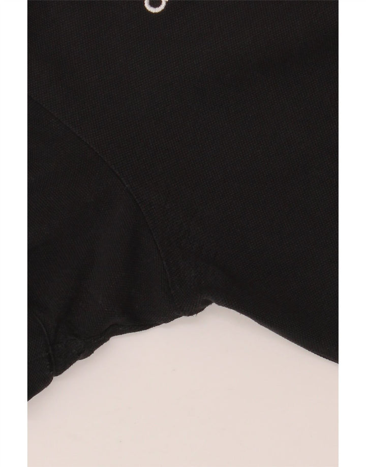 Męska koszulka polo ADIDAS Climalite, duża, czarna, bawełniana