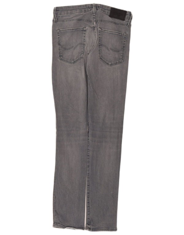 Męskie jeansy skinny Jack & Jones W30 L32 Szara bawełna