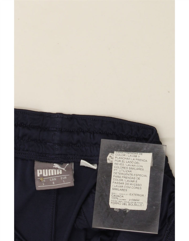 Męskie spodenki sportowe PUMA, duże, granatowe, z poliestru