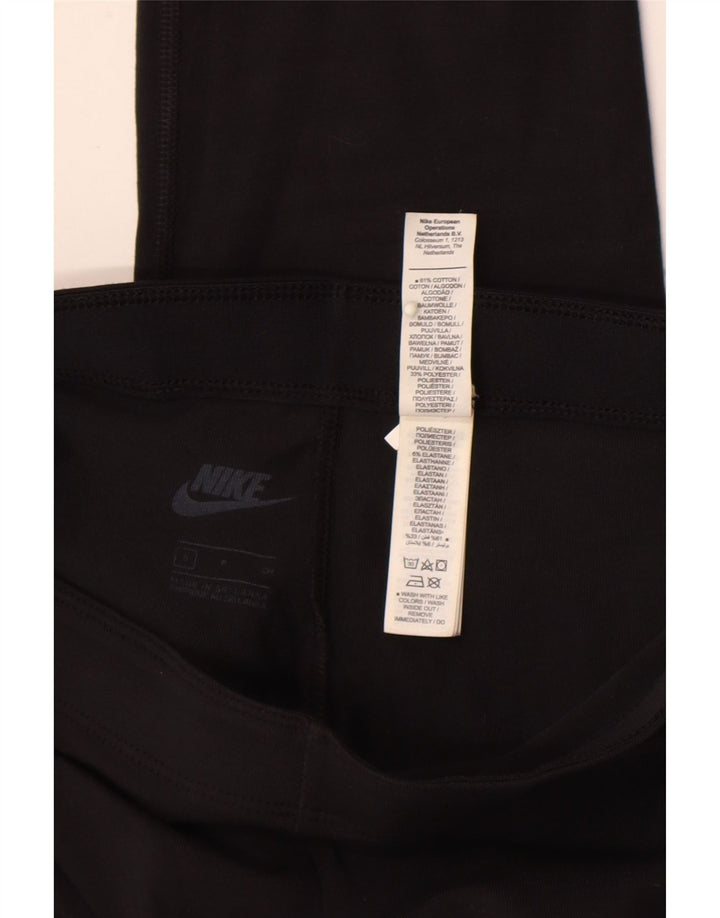 Legginsy damskie Nike UK 8, małe, czarne, bawełniane