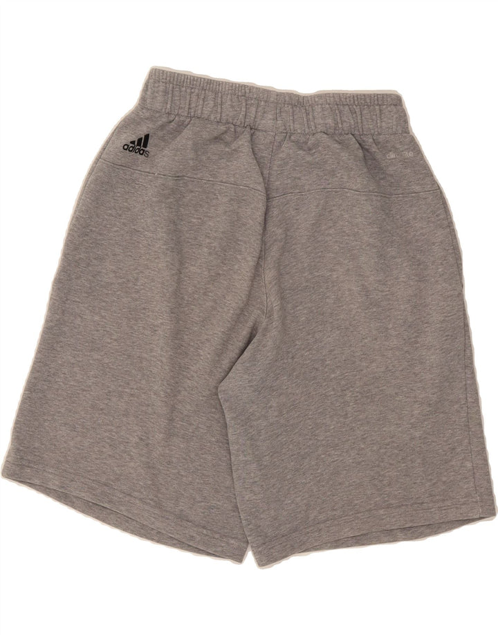 ADIDAS Mens Climalite Graphic Sport Shorts Small  Grey Cotton Vintage Adidas and Second-Hand Adidas from Messina Hembry 
