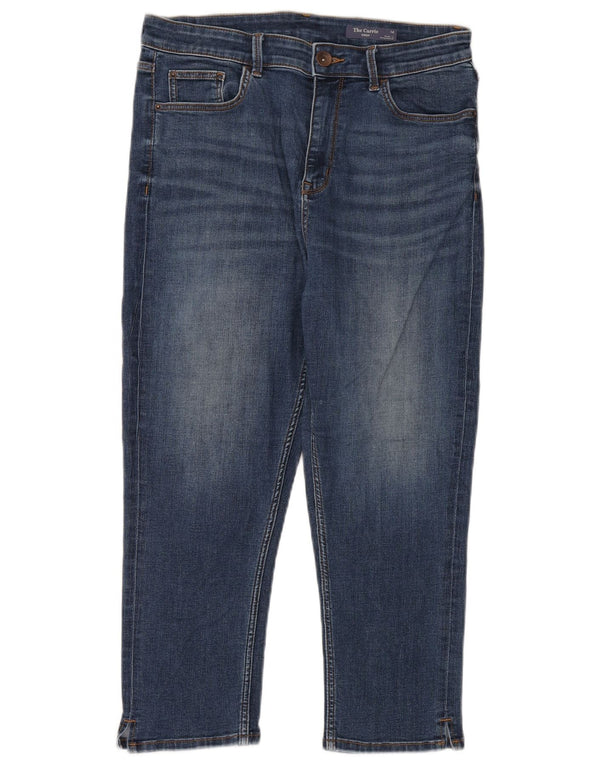 Marks & Spencer Damskie Dżinsy Carrie Capri UK 14 Duże W32 L22 Niebieskie