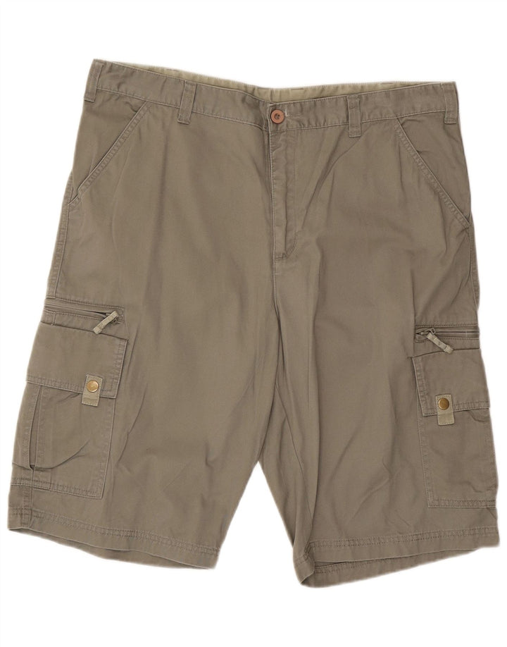 Męskie spodenki cargo w stylu vintage W38 XL, bawełna khaki