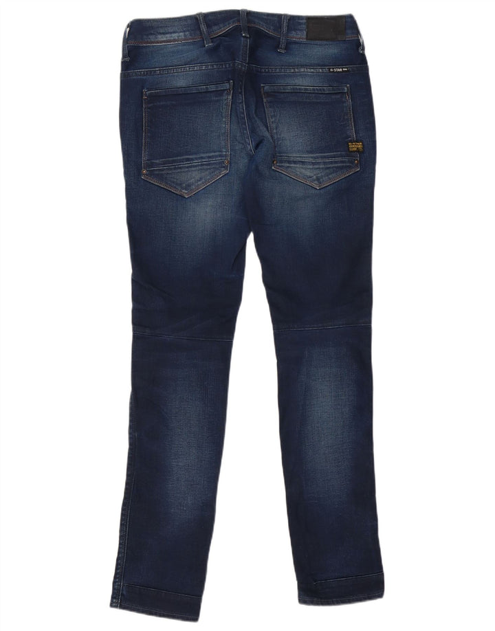 Damskie jeansy slim G-Star W27 L32 Granatowa bawełna