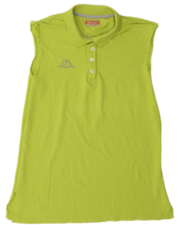 Damska koszulka polo bez rękawów Kappa UK 20 2XL zielona