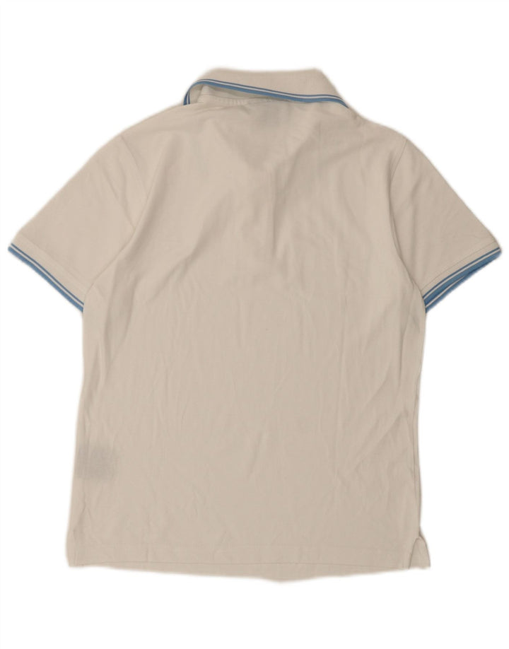 Męska koszulka polo Diadora, mała, biała, bawełniana