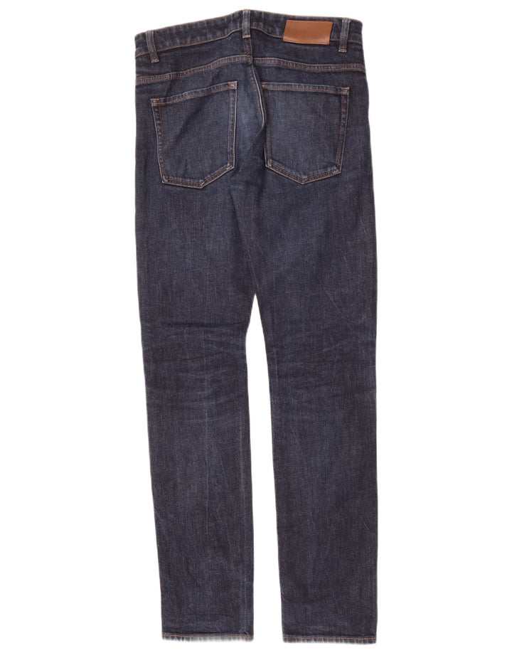 Męskie jeansy Hugo Boss ze stretchem W30 L32, niebieska bawełna