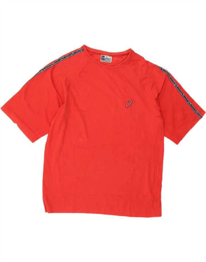 ASICS Womens Graphic T-Shirt Top UK 18 XL Red Vintage Asics and Second-Hand Asics from Messina Hembry 