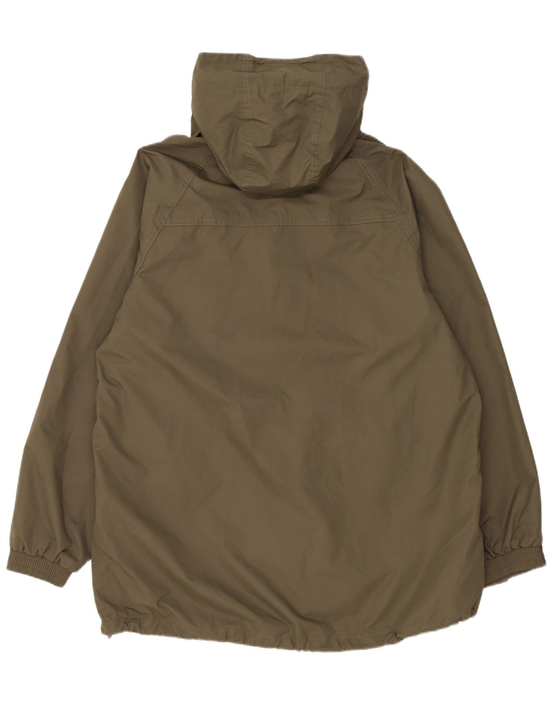 Męska kurtka przeciwdeszczowa z kapturem Mountain Warehouse UK 40, duża nylonowa khaki