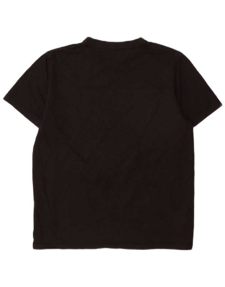 T-shirt męski Fred Perry, duży, czarny, bawełniany