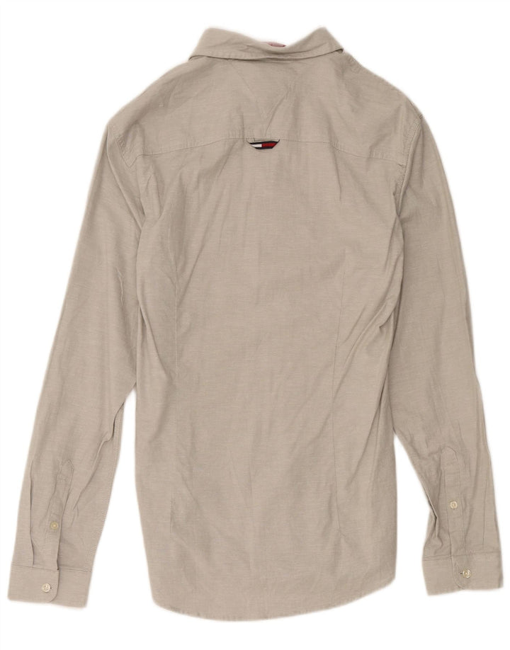 Koszula męska Tommy Hilfiger, duża, szara, bawełniana