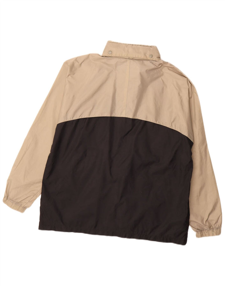 Męska kurtka przeciwdeszczowa Kappa UK 38 z nylonu w kolorze średniego beżu