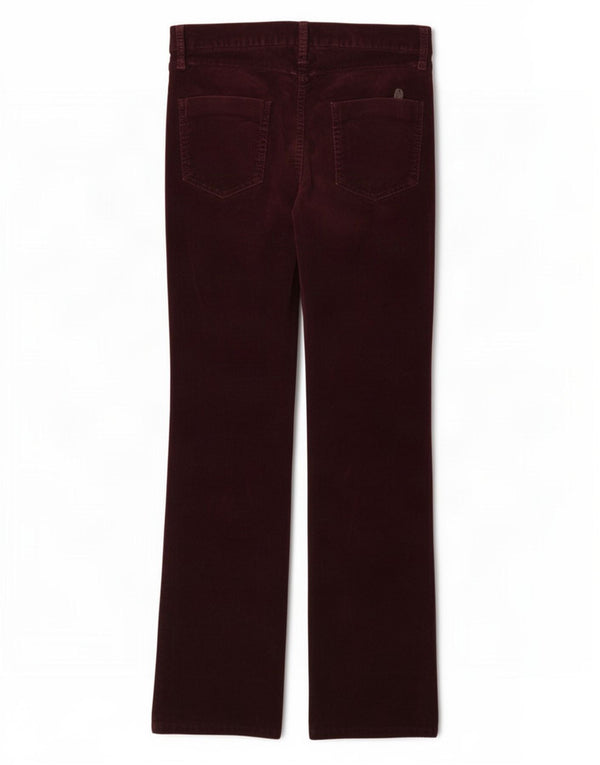 Spodnie sztruksowe Marks & Spencer Bootcut UK 10 Small W28 L31 Fioletowe