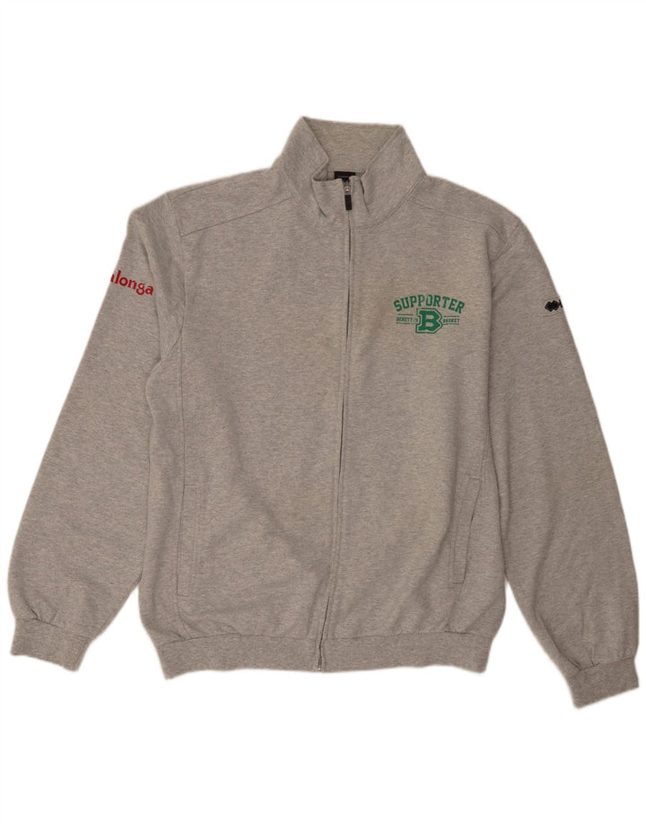 Męska kurtka dresowa Errea Graphic 3XL, szara bawełna