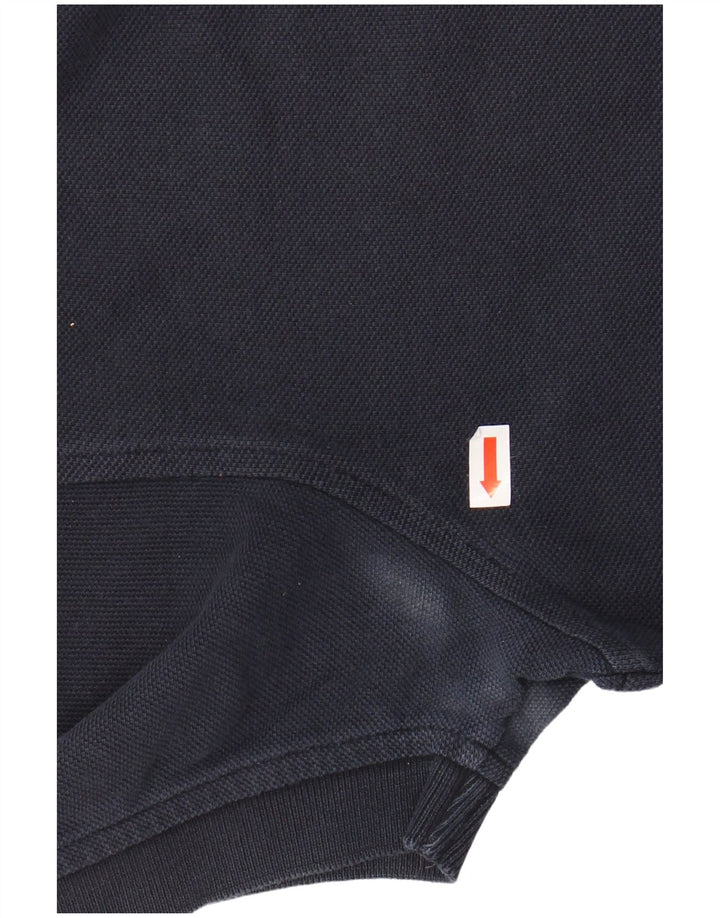 Męska koszulka polo TOMMY HILFIGER, mała, granatowa, bawełniana