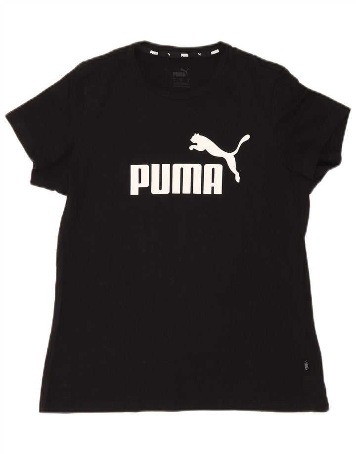 Damska koszulka z grafiką Puma Top UK 14 Średnia czarna