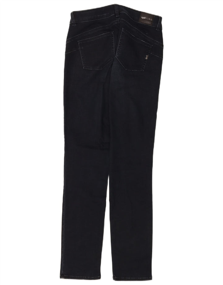 Damskie jeansy Gas Britty Slim W27 L30 Granatowa bawełna