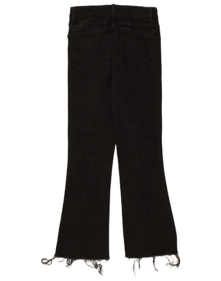 Damskie jeansy Bootcut Zara EU 36 XS W26 L25 Czarne