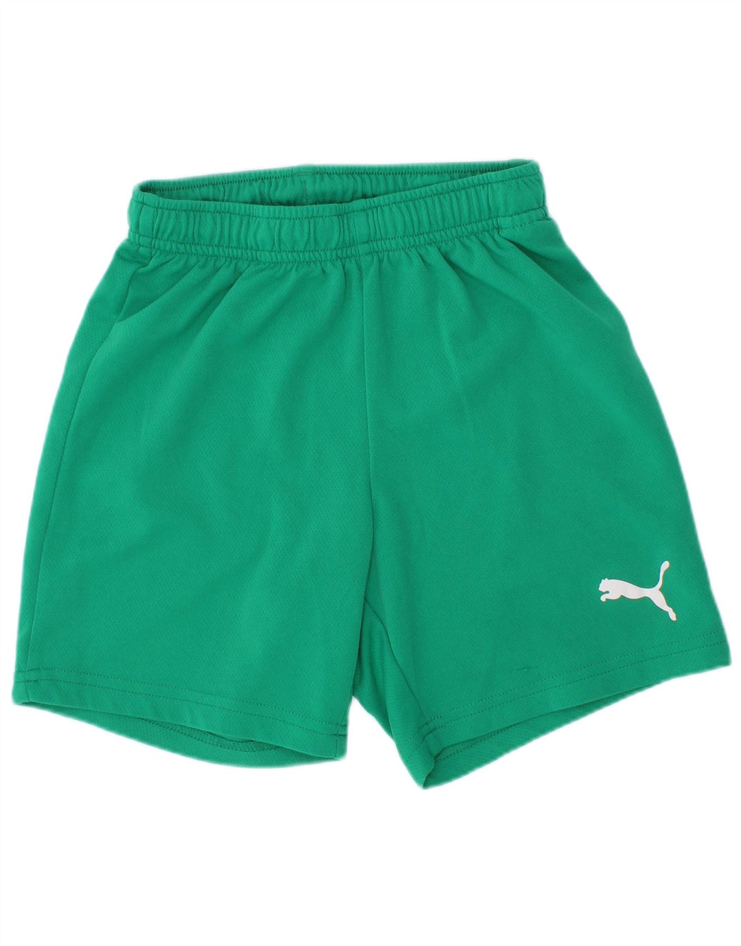 Chłopięce spodenki sportowe Puma 7-8 lat Zielony poliester