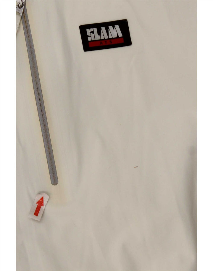 Męska kurtka przeciwdeszczowa Slam UK 44 2XL Biały nylon