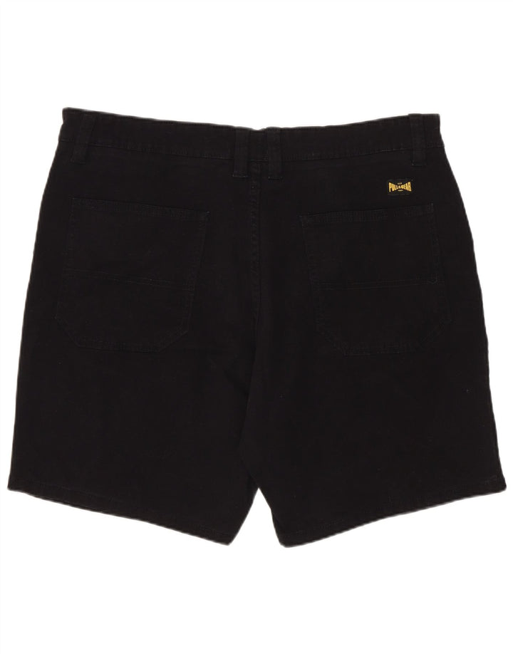 Męskie spodenki jeansowe Pull & Bear EU 44 Large W34, czarne, bawełniane