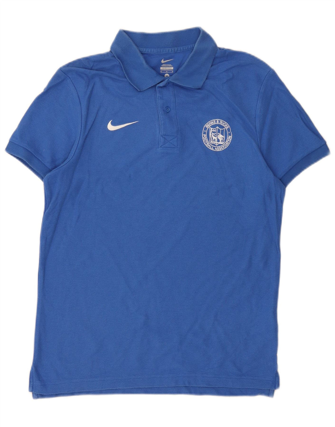 Męska koszulka polo Nike, średnia niebieska, bawełniana