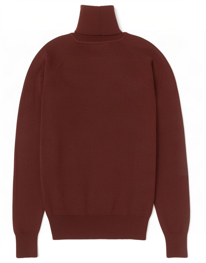 Damski sweter z wywijanym dekoltem Zara UK 12 Średni brązowy bawełniany
